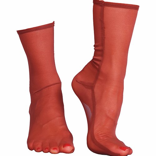 Net Ankle Socks | Cherry