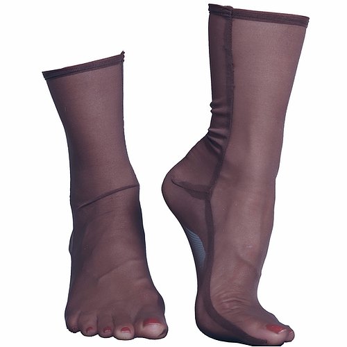 Net Ankle Socks | Raisin
