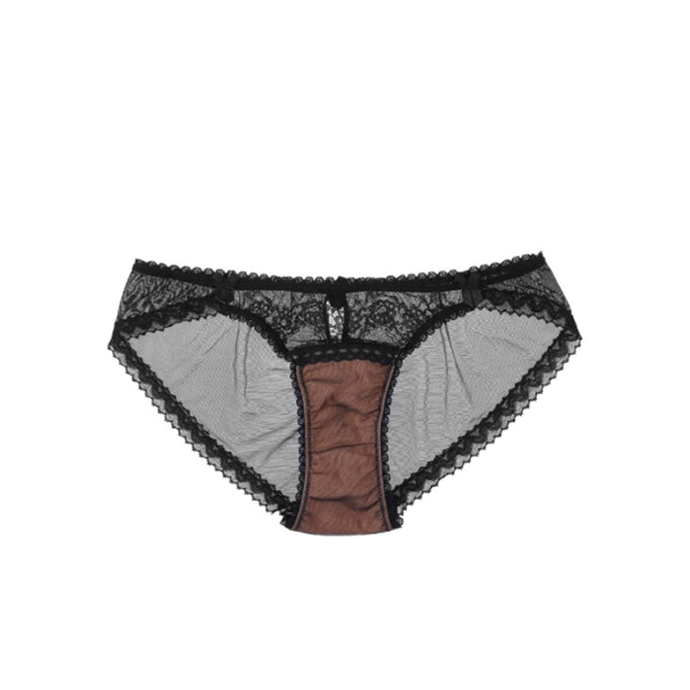 Orchid Mesh Back Knickers